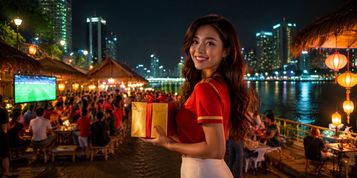 Không khí lễ hội bóng đá tại Sài Gòn với người hâm mộ nạp tiền cược trước trận đấu